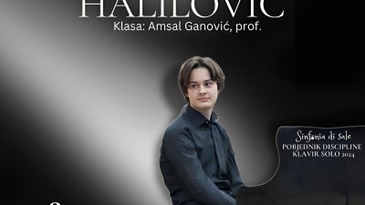 Koncert pijaniste Omara Halilovića u Međunarodnoj galeriji portreta Tuzla