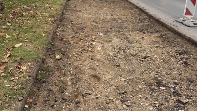 Sanacija trotoara u blizini Centralne autobuske stanice u Tuzli