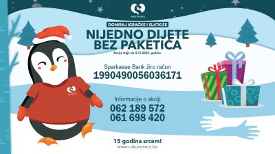 Nijedno dijete bez paketića – 15 godina srcem!