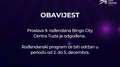 Pomjereno obilježavanje 9. rođendana BCC Tuzla