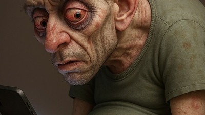 Ovo je Sam. Ako ćemo buljiti u ekran i mi ćemo izgledati tako za 25 godina