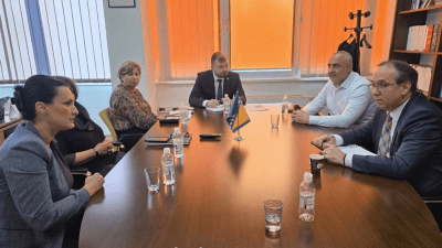 Kantonalno tužilaštvo TK posjetio direktor američkog Ureda za borbu protiv međunarodne trgovine narkoticima i provođenje zakona u BiH (INL) Aaron Rupert