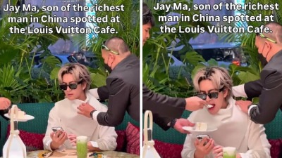 Širi se video: “Sina najbogatijeg Kineza tjelohranitelj hrani u Louis Vuitton kafiću”