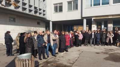 Foto: Štrajk državnih službenika i namještenika pravosuđa u TK: Nezadovoljstvo visinom plaća i naknada