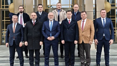 Foto: Predsjednik Velike narodne skupštine Turske ugostio premijera Halilagića i delegaciju TK