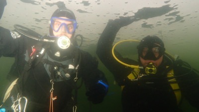 Foto: Na jezeru Bistarac organizovano ronjenje pod ledom