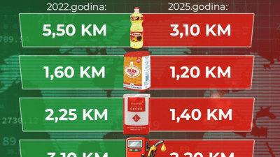 Koliko su ulje, brašno i gorivo koštali 2022. godine, a koliko danas: SDP poredio svoje rezultate sa SDA