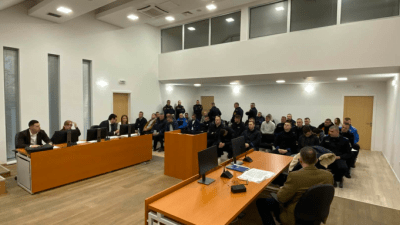 Foto/Tužilaštvo TK: Predložena mjera pritvora za 14 uhapšenih navijača