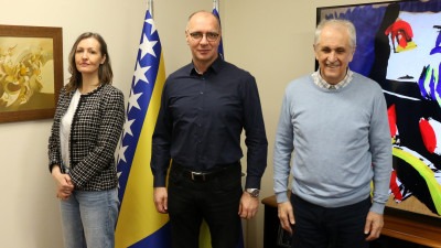 Foto: Lugavić razgovarao s predsjednikom Karate saveza Tuzlanskog kantona