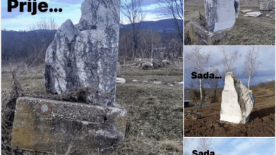 Vijećnice SDP-a u GV Tuzla Nataša Perić i Svjetlana Kakeš: U toku uređenje zapuštenog Spomen obilježja na Kozlovcu