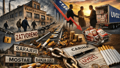 Kako je BiH izgubila duhanske gigante i postala masovni uvoznik cigareta
