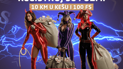 Synottip – jedini kazino u BiH gdje se igra za keš. Registruj se i uzmi 10 KM i 100 spinova