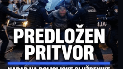 Predložena mjera pritvora za Azura Kušljugića (25) iz Tuzle zbog krađe i napada na policijske službenike