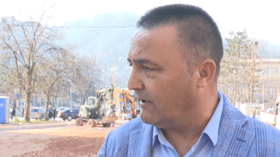 Foto: Uskoro završetak radova na rekonstrukciji i proširenju parkinga kod Doma zdravlja u Tuzli