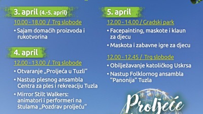 Otvaranje manifestacije ‘Proljeće u Tuzli 2026’ i program prvog vikenda