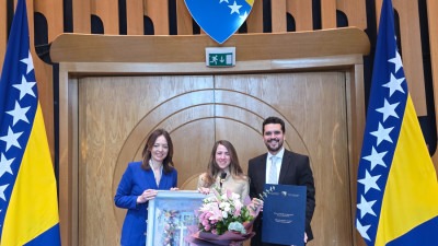 Lejli Njemčević uručena Državna nagrada za sport Bosne i Hercegovine