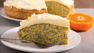 Sočan kolač od maka s kremom od naranče