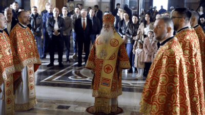 Vaskršnja liturgija služena u Sabornoj crkvi u Sarajevu