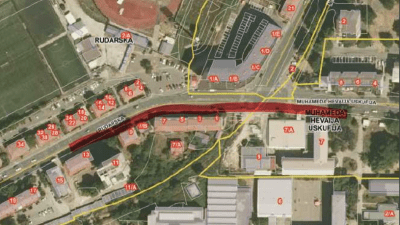 Obavještenje o radovima na sanaciji trotoara na Sjevernoj saobraćajnici u Tuzli