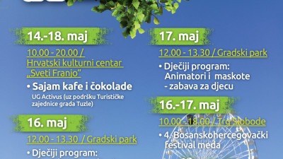 Manifestacija ‘Proljeće u Tuzli’ u svojoj završnici donosi brojne sadržaje!