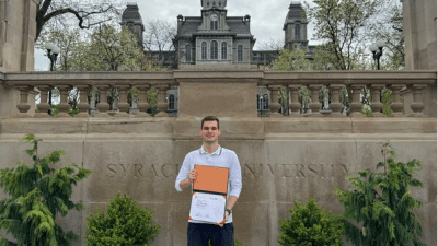 Foto: Od Prnjavora do ‘američkog sna’: Student iz BiH na prestižnom univerzitetu