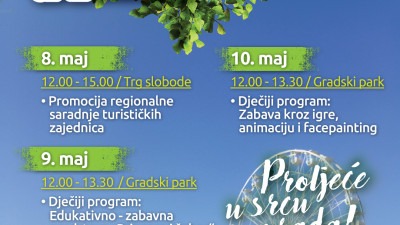 ‘Proljeće u Tuzli’: Promocija regionalne saradnje na Trgu slobode i dječiji program u Gradskom parku