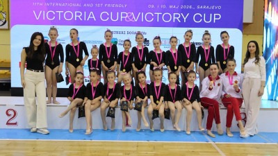 Foto: Gimnastičarke Kluba ritmičko-sportske gimnastike „Sloboda“ ostvarile su zapažene rezultate na dva međunarodna turnira