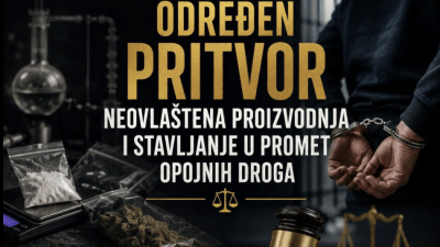 Općinskio sud Tuzla: Određena mjera pritvora za Igora Hirkića (37) iz Banovića zbog droge