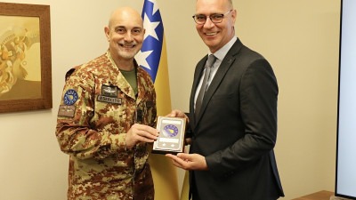 Gradonačelnik Lugavić ugostio generalmajora EUFOR-a