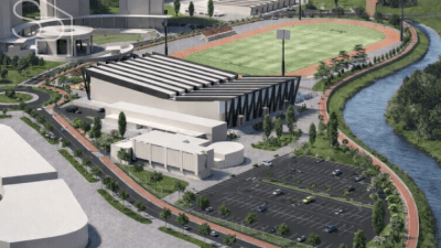 Foto: Idejno rješenje sportsko – rekreacionog dijela Kampusa Univerziteta u Tuzli