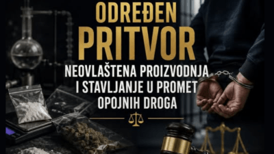 Određena mjera pritvora za Dinu Žigića (38) iz Lukavca zbog droge