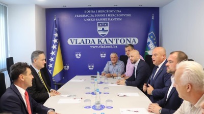 Foto: Bećirović u Bihaću: Saradnja svih nivoa vlasti ključ razvoja Krajine
