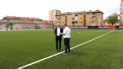 Foto: Završena modernizacija pomoćnog terena – više od 700.000 KM uloženo u razvoj sporta