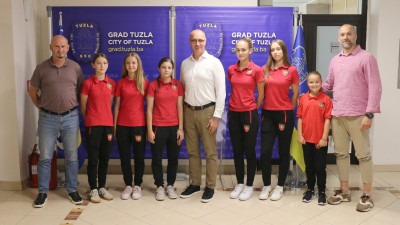 Foto: Lugavić upriličio prijem za ŽFK Sloboda 2024 Tuzla