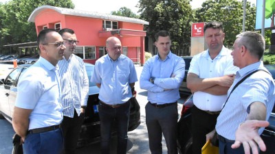 Foto: II fazom nastavljena rekonstrukcija cestovnog ulaza u Lukavac