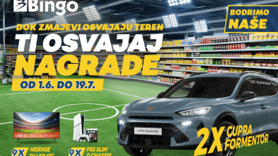 Bingo pokrenuo veliku nagradnu igru ‘Bodrimo naše’;  Glavni dobitak Cupra Formentor