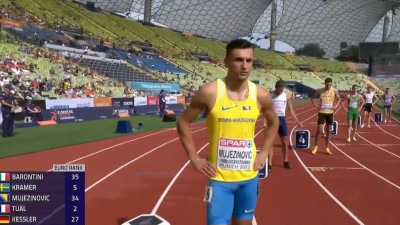 Mujezinović osvojio bronzanu medalju u trci na 800 m na Balkanijadi u Volosu