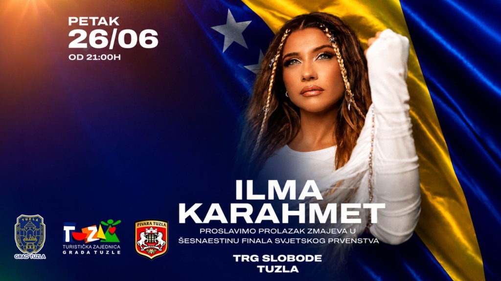 Tuzla u petak slavi uz Ilmu Karahmet: Veliki koncert na Trgu slobode