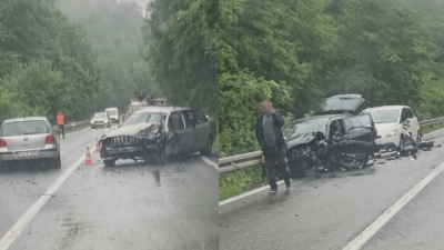 Teži udes na putu Semizovac – Srednje: Učestvovala tri vozila, četvero povrijeđenih