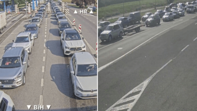 Gužve na granici BiH-Hrvatska, duge kolone i na magistrali prema jugu