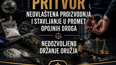 Određena mjera pritvora za Maida Habibovića (27) iz Živinica zbog droge i oružja