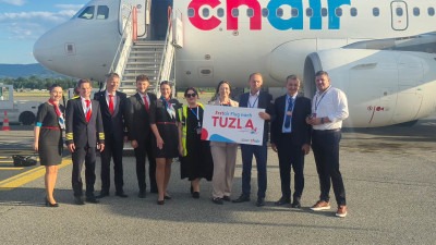 Foto/Međunarodni aerodrom Tuzla: Zvanično otvorena nova direktna linija Tuzla – Cirih; Za 75 eura do jedne od najvažnijih evropskih metropola