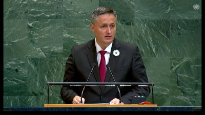 Bećirović u Generalnoj skupštini: Rezolucija o Srebrenici je trijumf istine, a negiranje genocida anticivilizacijski čin