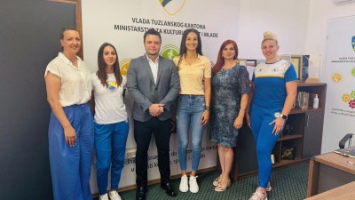 Ministar Gazdić podržao karate reprezentativke BiH na putu ka Mediteranskim igrama