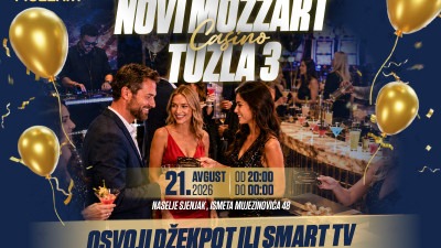 Novootvoreni Mozzart kazino na Sjenjaku priprema posebno veče za sve posjetioce željne dobre atmosfere, zabave i brojnih iznenađenja