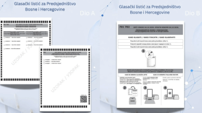 CIK objavio primjere glasačkih listića, umjesto dosadašnjeg X-a popunjavamo kružiće