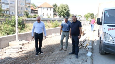 Foto: Novi izgled pješačke staze kod ‘Mosta s kipovima’ u Tuzli