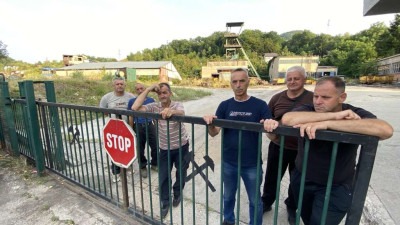 Zenički rudari napuštaju jamu Raspotočje