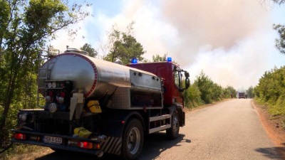 Požar kod Konjica prijeti kućama i pruzi, očekuje se angažman helikoptera OSBiH