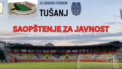 JU ‘Gradski stadion Tušanj’ Tuzla povodom navoda o zabrani prisustva utakmicama Slobode